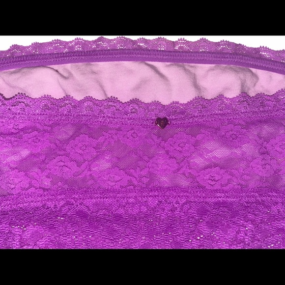 Victoria’s Secret PINK Lace Bandeau Strapless Top - Picture 6 of 6